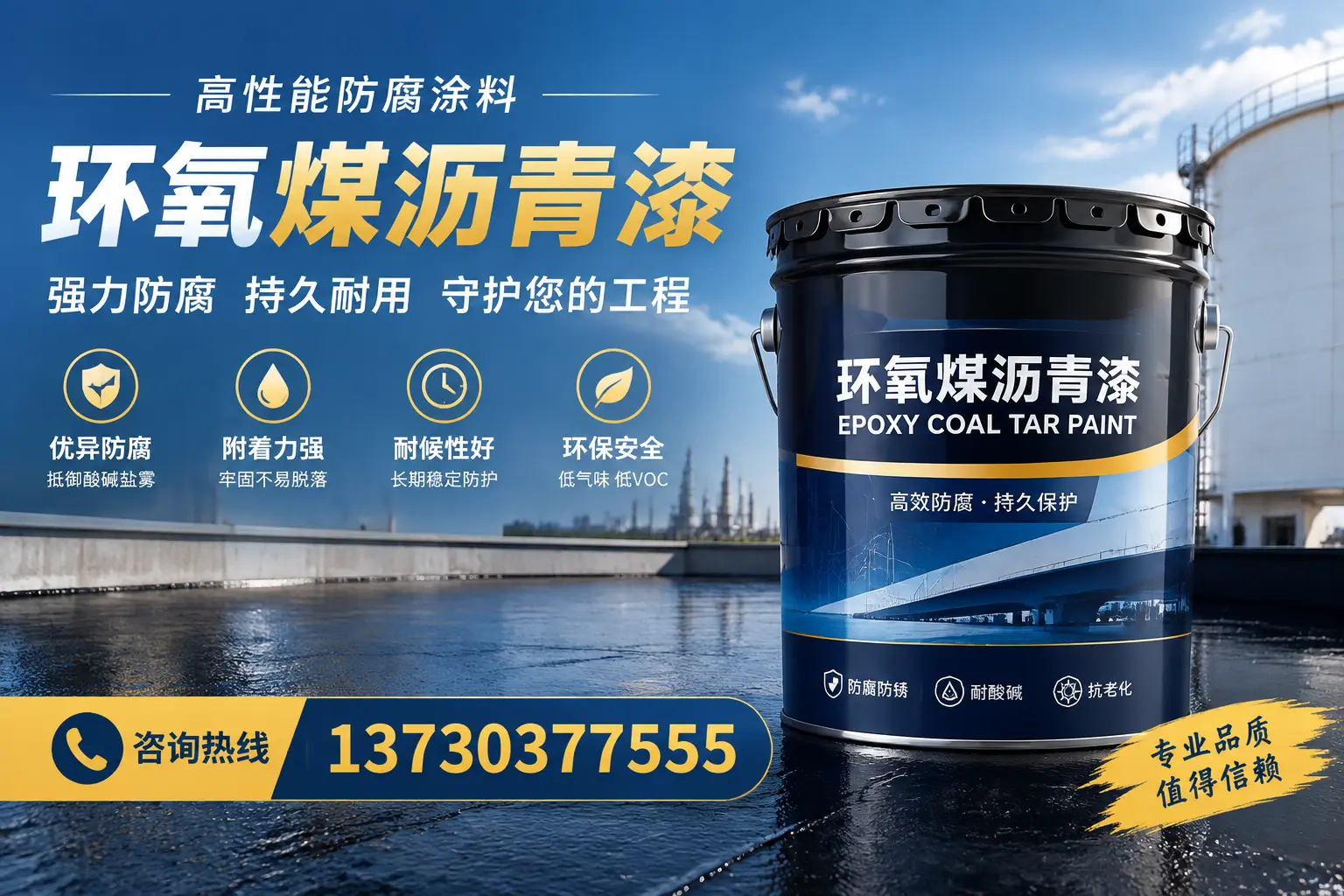 环氧煤沥青漆的耐久性分析，适合昌吉的使用场景