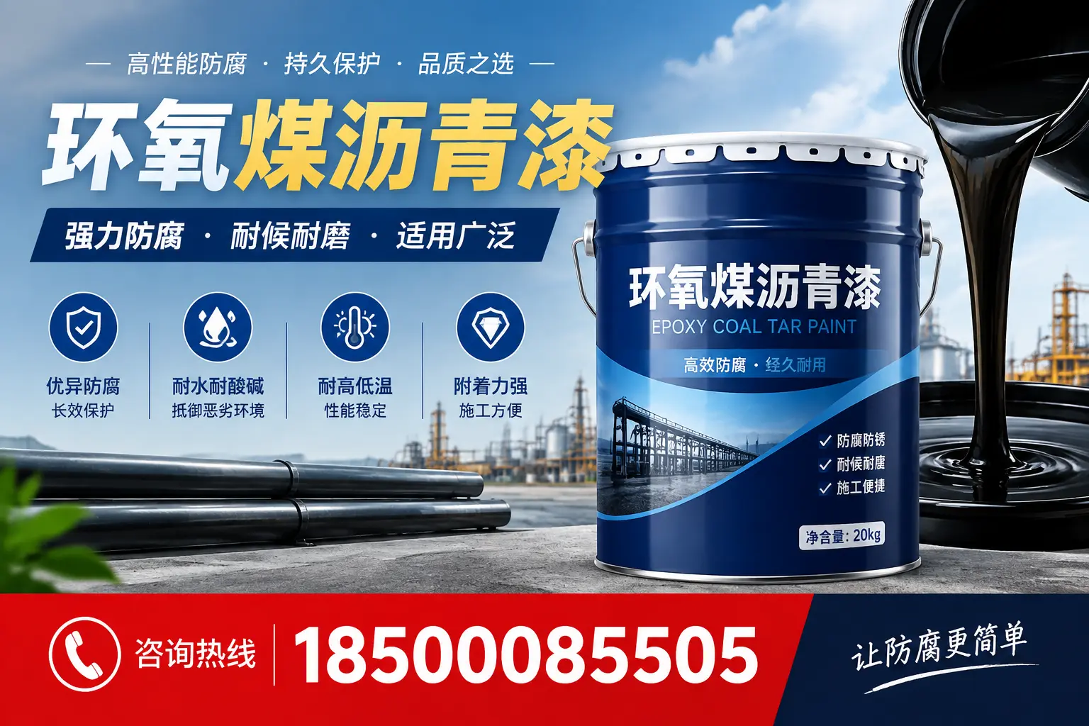 环氧煤沥青漆在不同气候条件下的表现分析,昌吉适用性